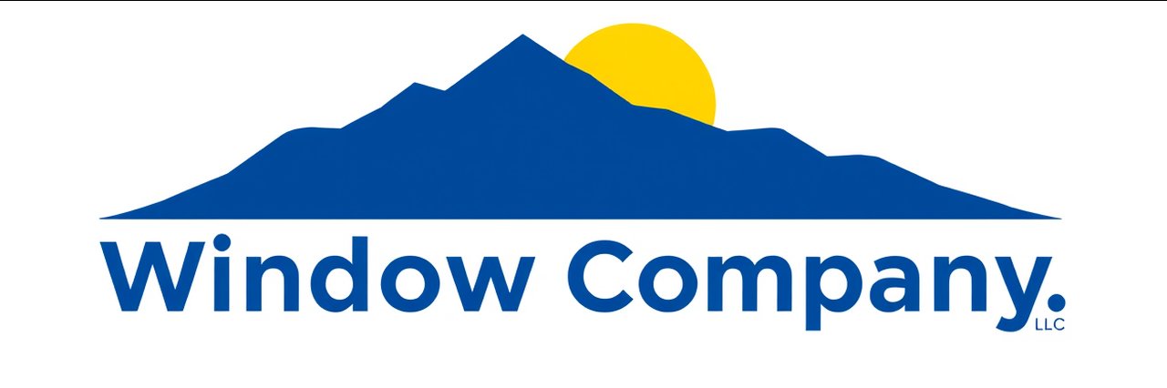 Highland Window Company logo with sun, mountains, and business name